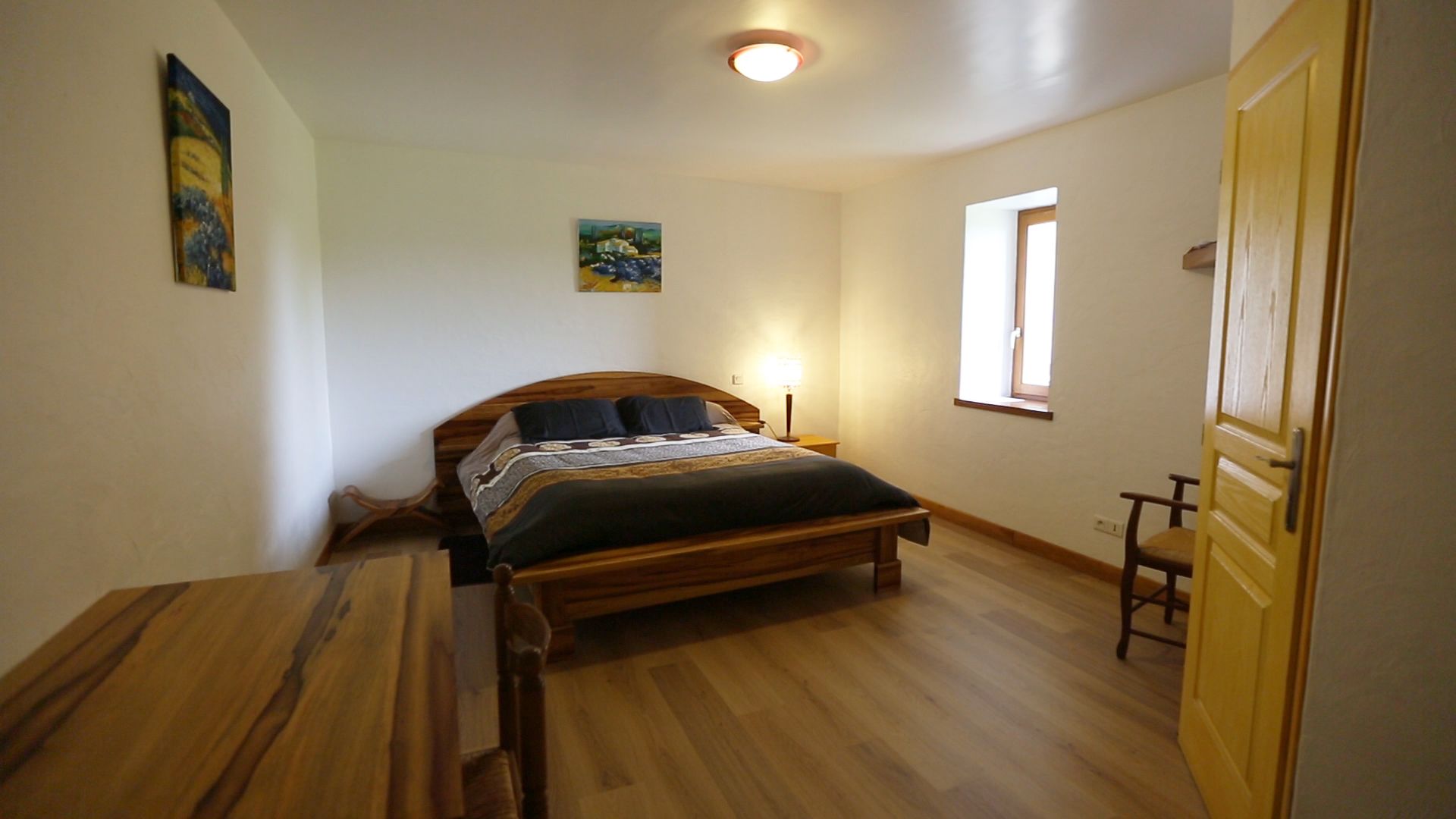 舒适双人房, 花园景观 (Vanille) | 高档床上用品、特色装修、特色家居、办公桌