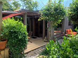 Terrace/patio - Villa "Les Paillous" in 3 modules. (Lacanau)