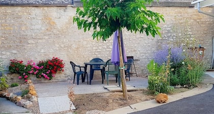 Holidays in Pouilly / Loire overlooking the Loire and the vineyards classified 2 stars