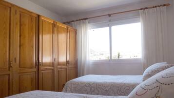 2 bedrooms, iron/ironing board, travel crib, free WiFi