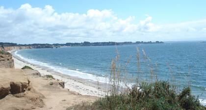 House with garden in a Zen environment