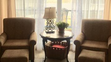 TV, fireplace, DVD player