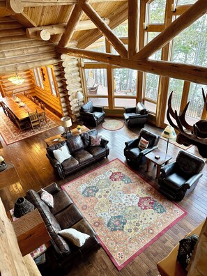 Interior - Private, Exclusive Lodge on Woman Lake with Beautiful Views (Longville)
