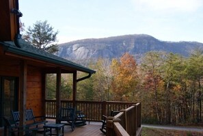 Property grounds - Breath Taking Log Mountain Lodge  inside Rumbling Bald Resort








 (Lake Lure)