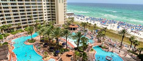 Indoor pool, outdoor pool