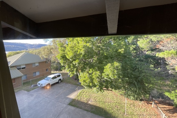 Blick von der Unterkunft