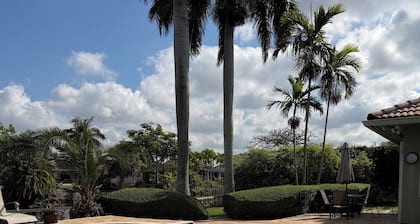 Waterfront Property with a resort style backyard and Heated Pool in Miami