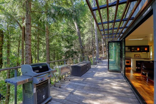 Secluded 'Green' Award-Winning Contemporary Lakefront Home