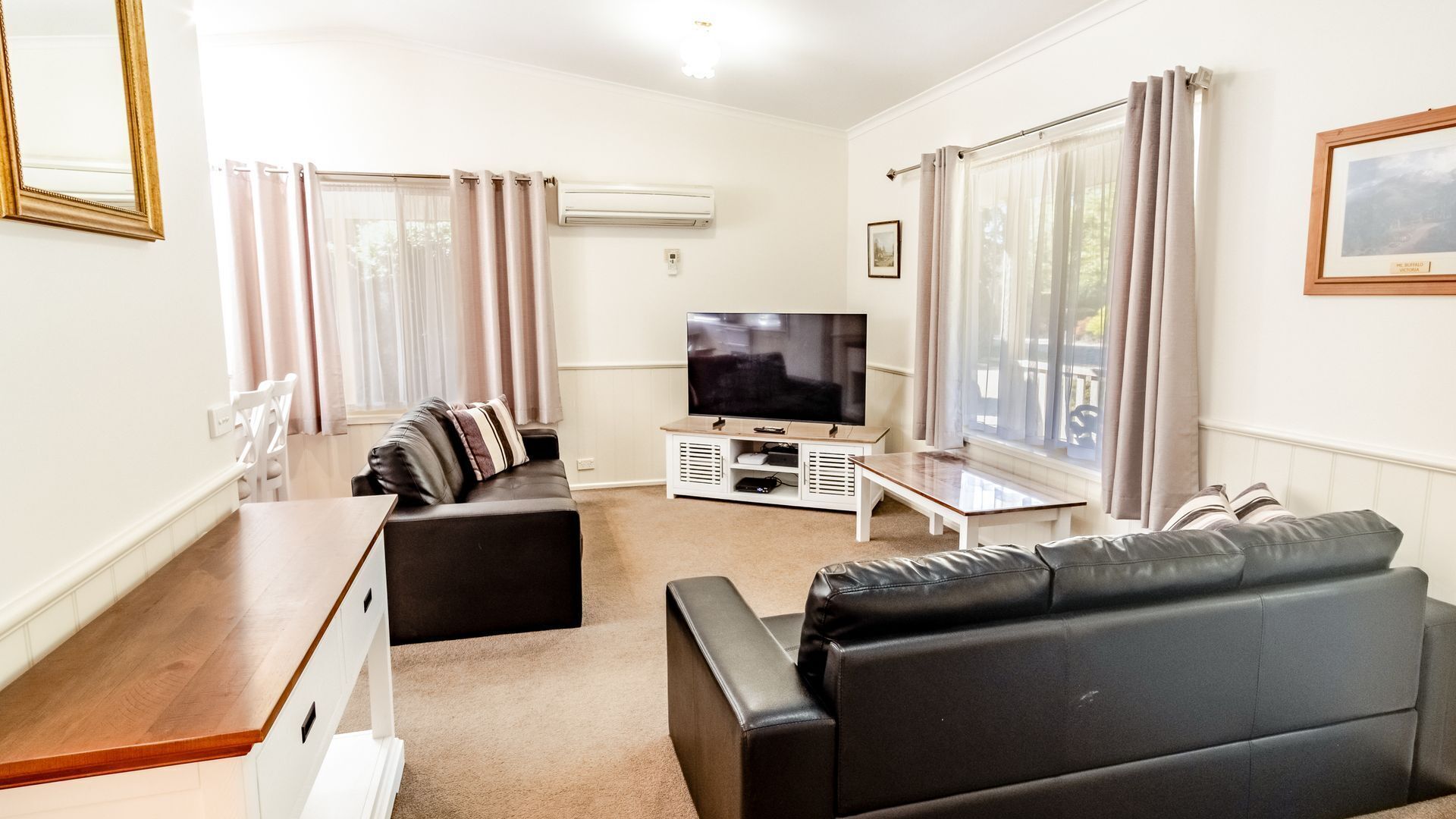 Smart TV, DVD player, stereo