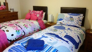 2 bedrooms, iron/ironing board, travel crib, WiFi