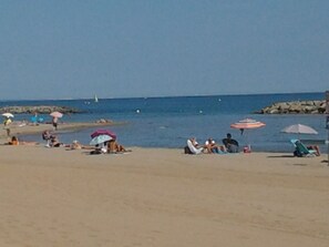 On the beach