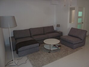 Smart TV, DVD player, books, stereo