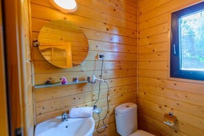 Hair dryer, towels