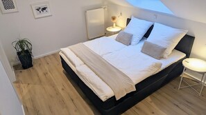 2 bedrooms, iron/ironing board, travel crib, free WiFi