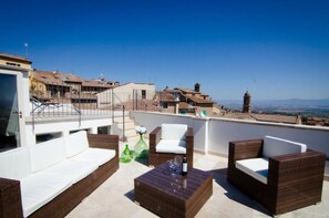 Terrace/patio - Apartment dell 'Erbe with panoramic terraces (Montepulciano)