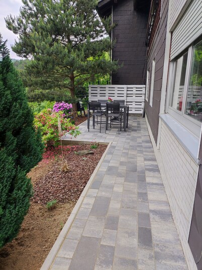 Keller`s apartment located directly on the National Park Kellerwald