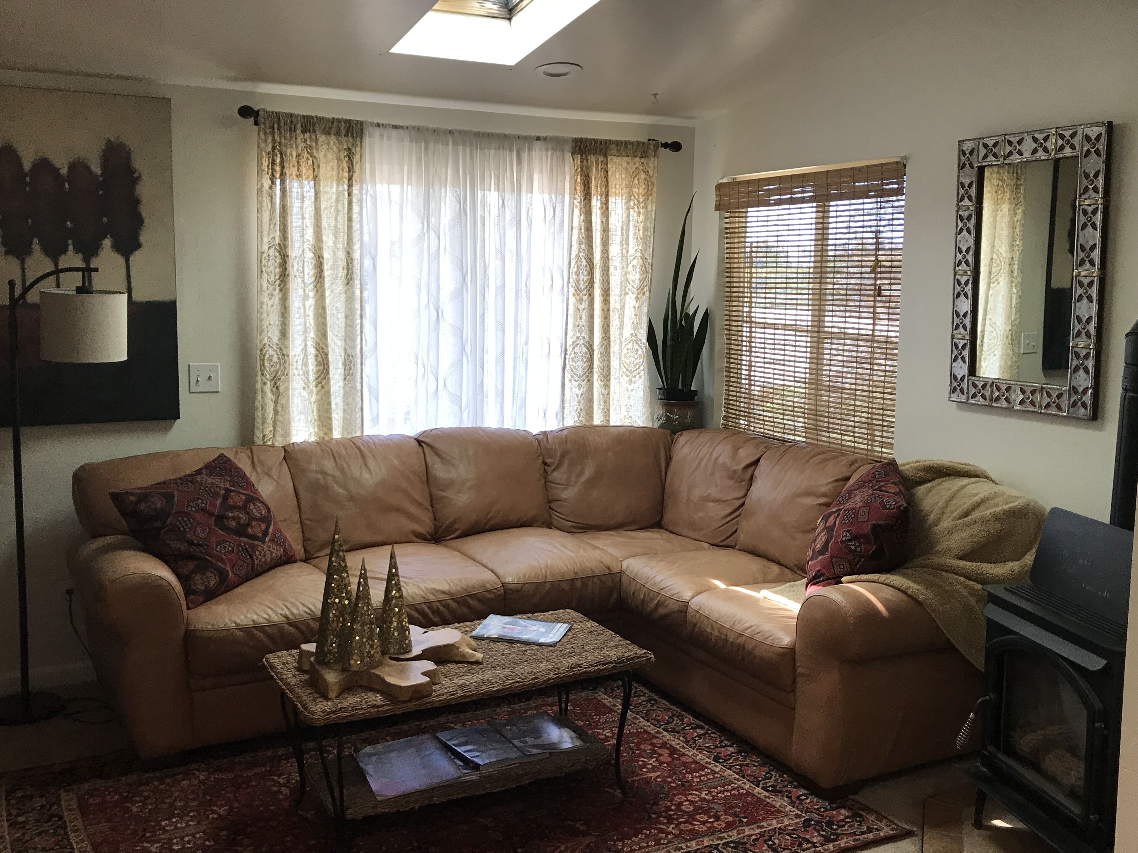 TV, fireplace, video games