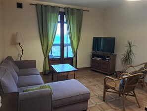 TV, books, stereo