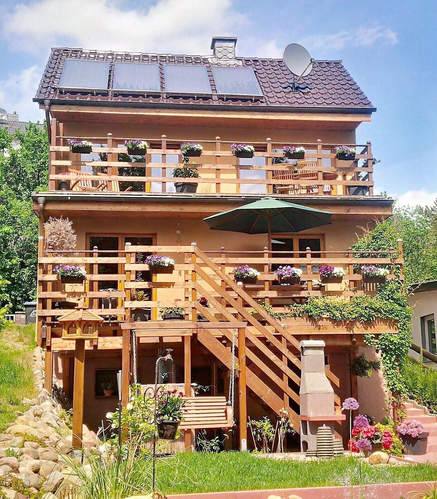 Cozy holiday home with a beautiful view