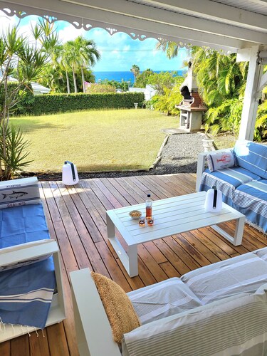 Amarante,villa 8/12p sea view,secure swimming pool,beach within walking distance
