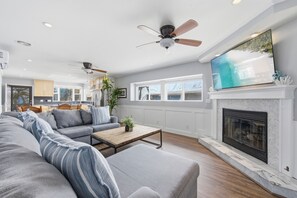 TV, fireplace, stereo - Amazing Beach House with great ocean view! (San Diego)