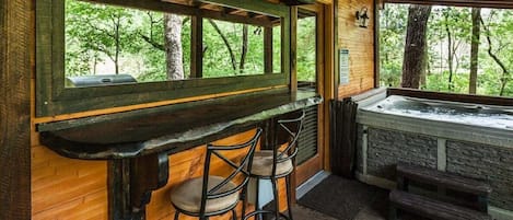 Bain à remous extérieur