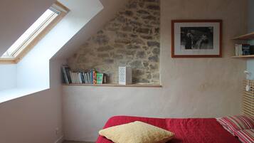 1 slaapkamer, een strijkplank/strijkijzer, gratis wifi