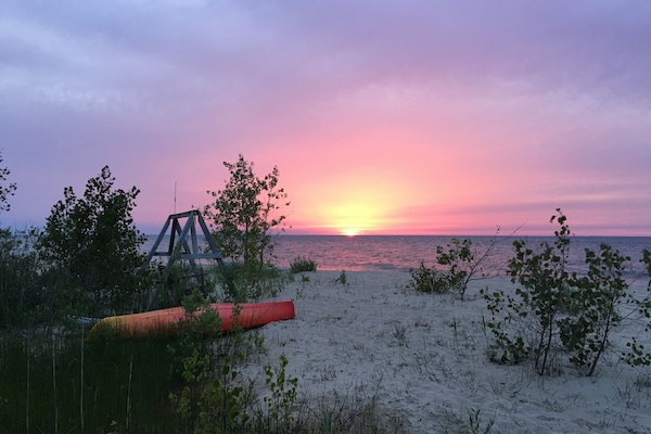 Get up early for an amazing kayak experience of sunrise reflecting on the water!
