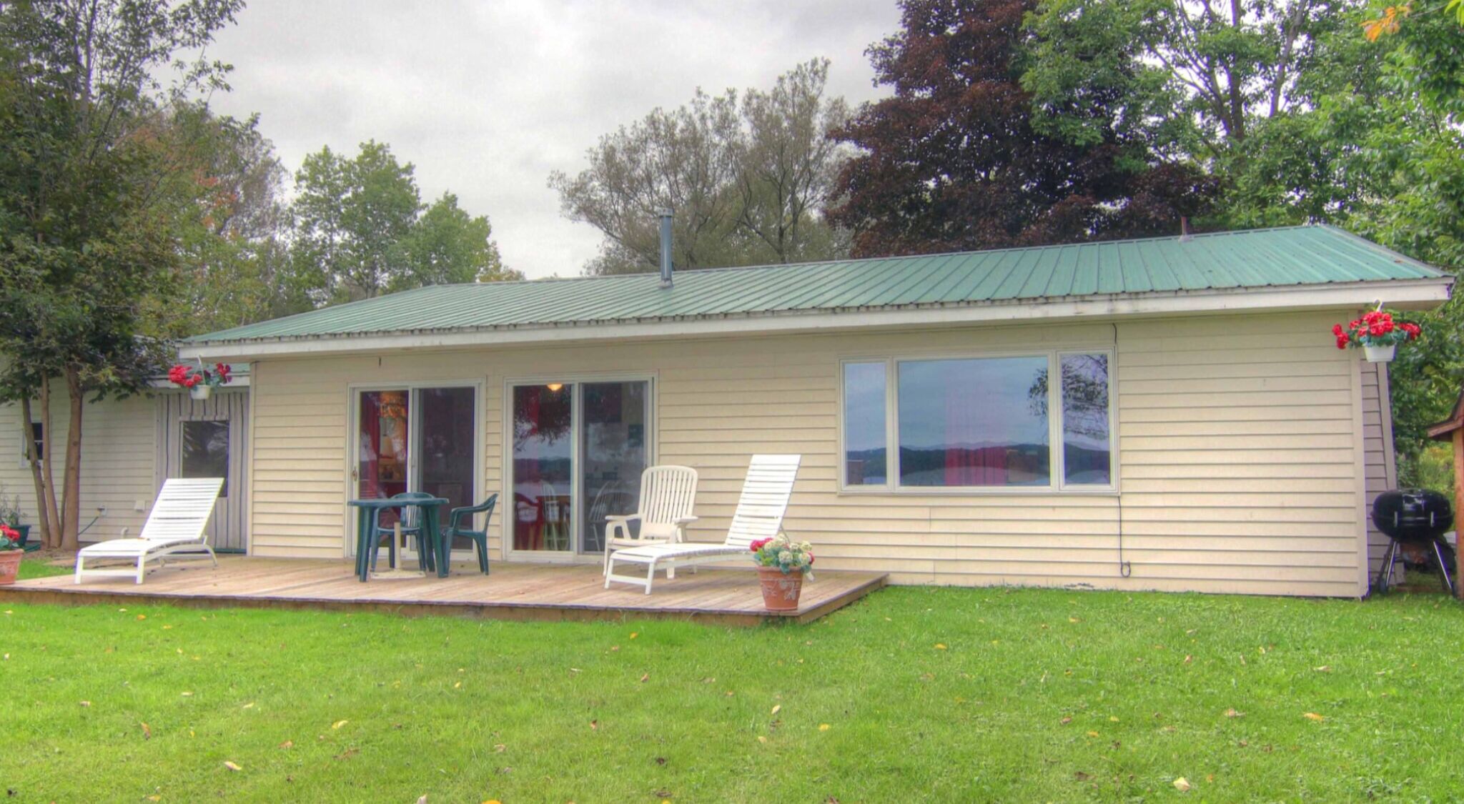 Lake side deck