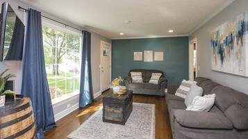 Smart TV, table football, ping pong, printers