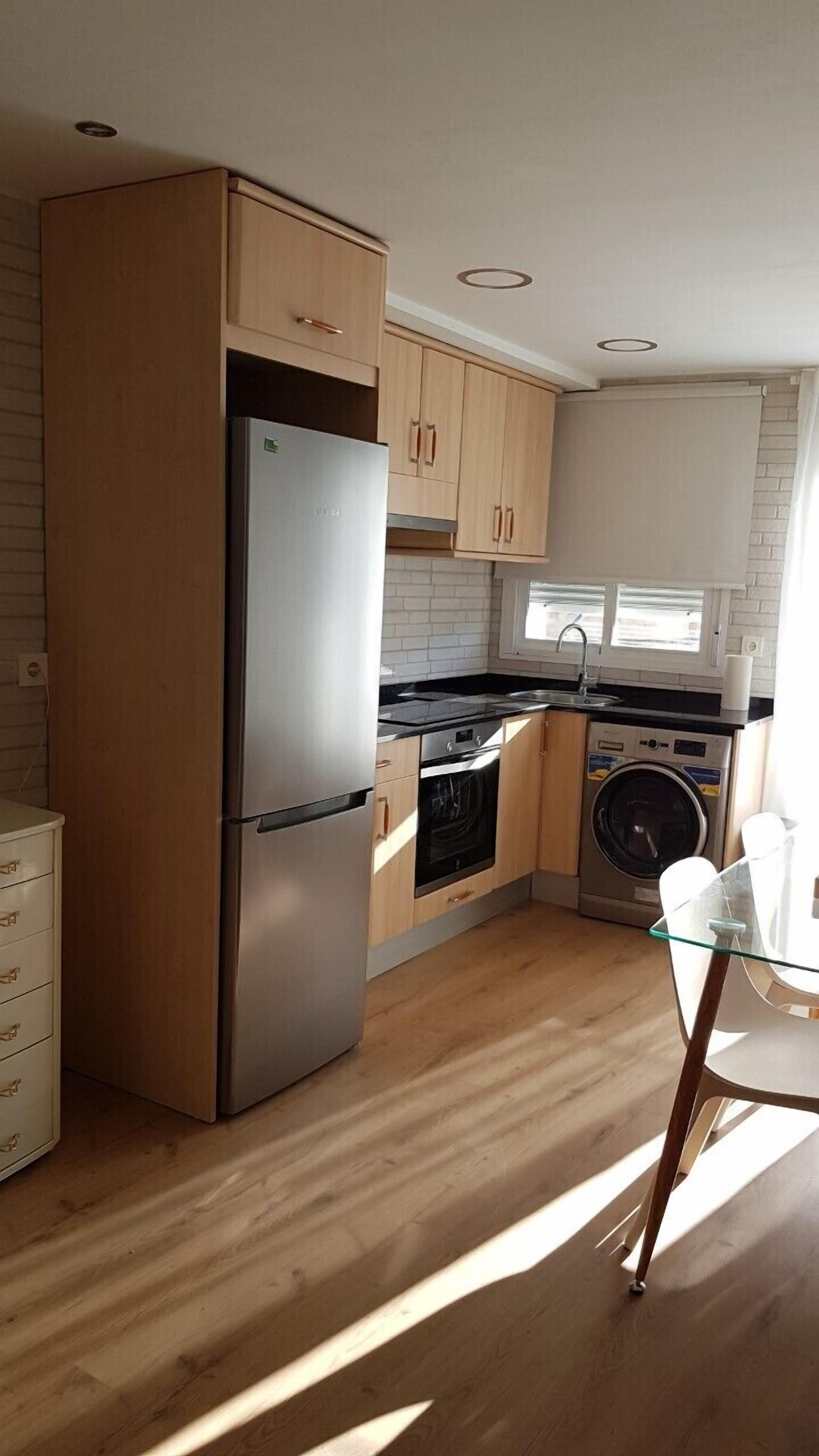 Historical center with garage