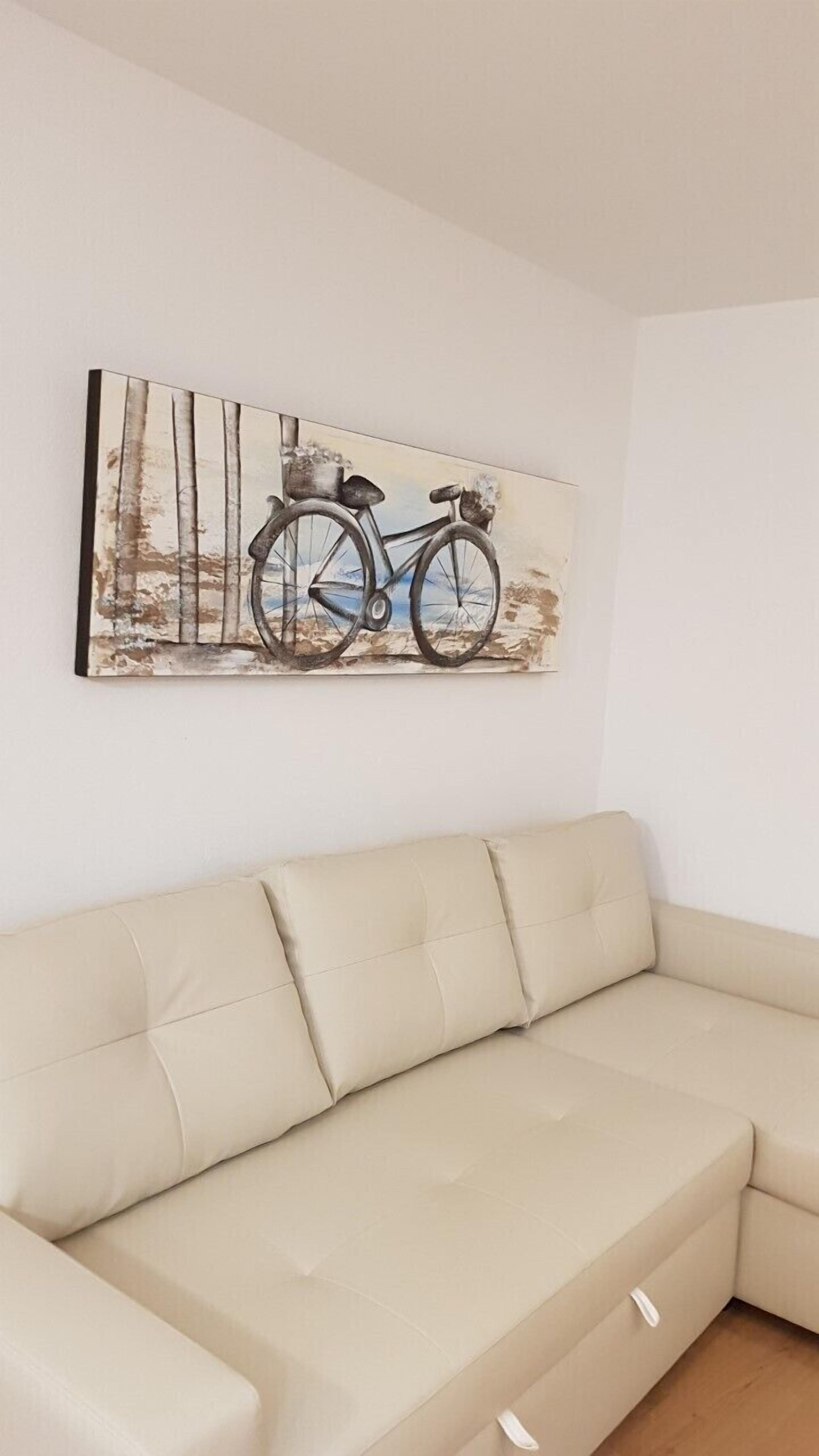 Historical center with garage