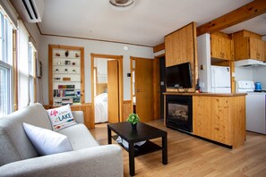 スマートテレビ、暖炉