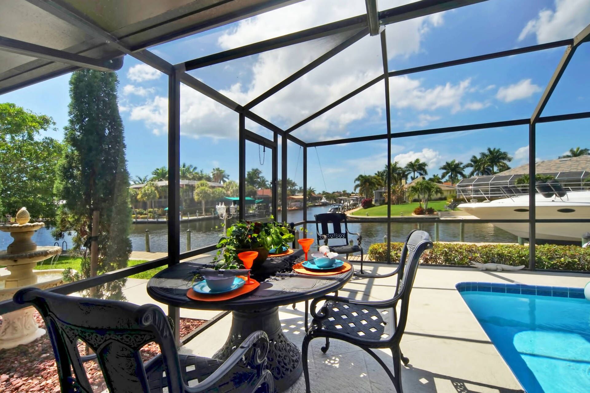 Waterfront pool home with direct access to the Gulf, beaches and restaurants.