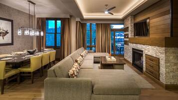 TV, fireplace, DVD player, table tennis