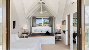 3 bedrooms, iron/ironing board, bed sheets