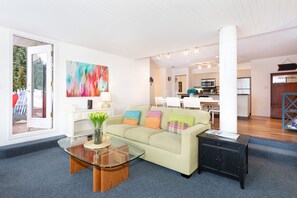 Smart TV, fireplace, video games, Netflix