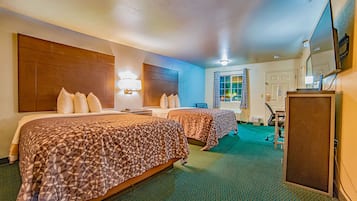 Deluxe Room, 2 Queen Beds, Accessible, Non Smoking | 1 bedroom, premium bedding, pillowtop beds, blackout drapes