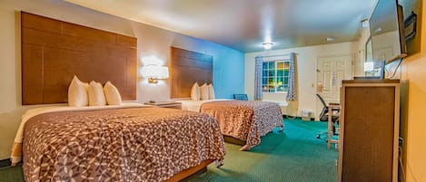 Deluxe Room, 2 Queen Beds, Accessible, Non Smoking | 1 bedroom, premium bedding, pillowtop beds, blackout drapes