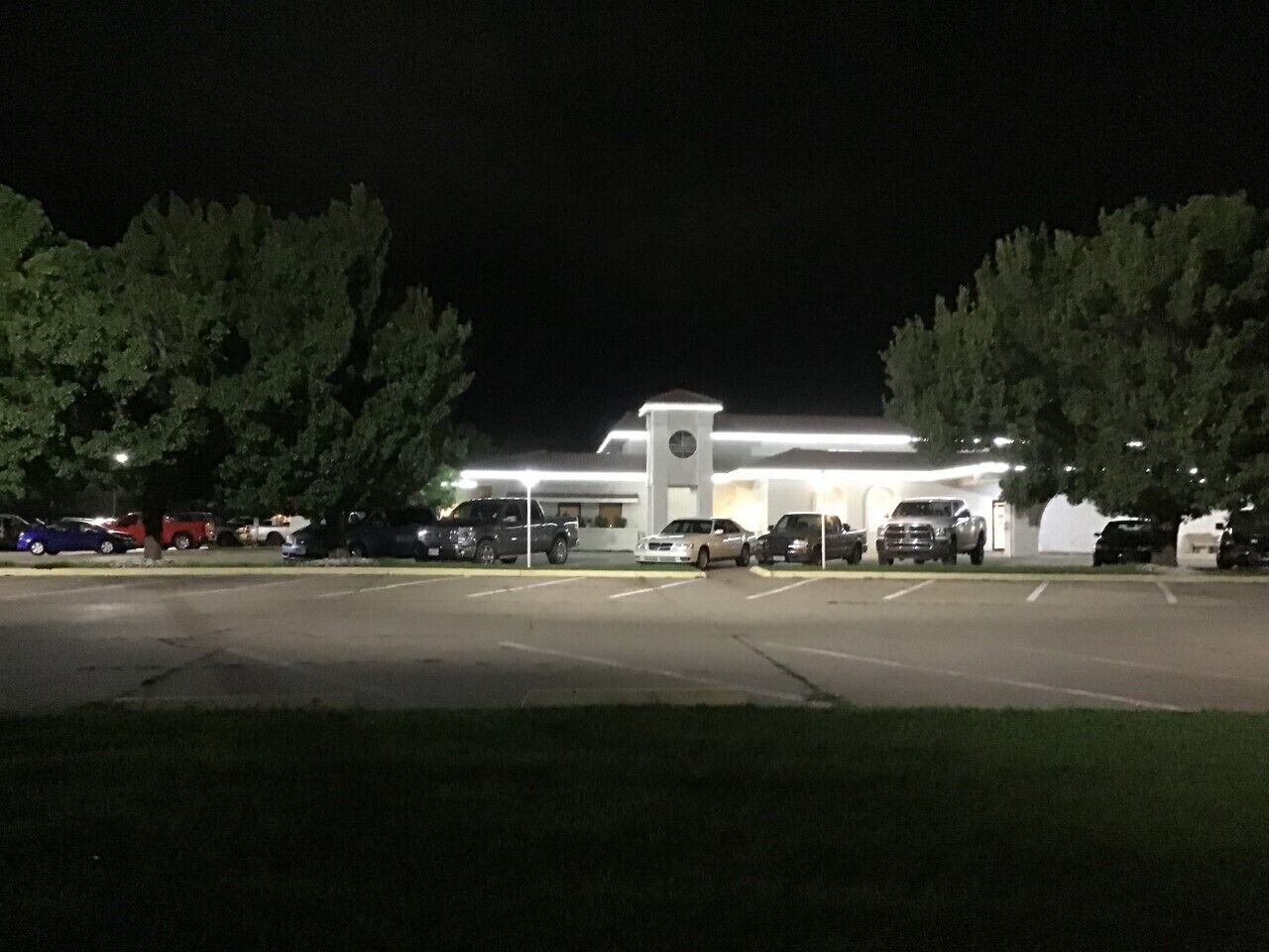 Front of property - evening/night