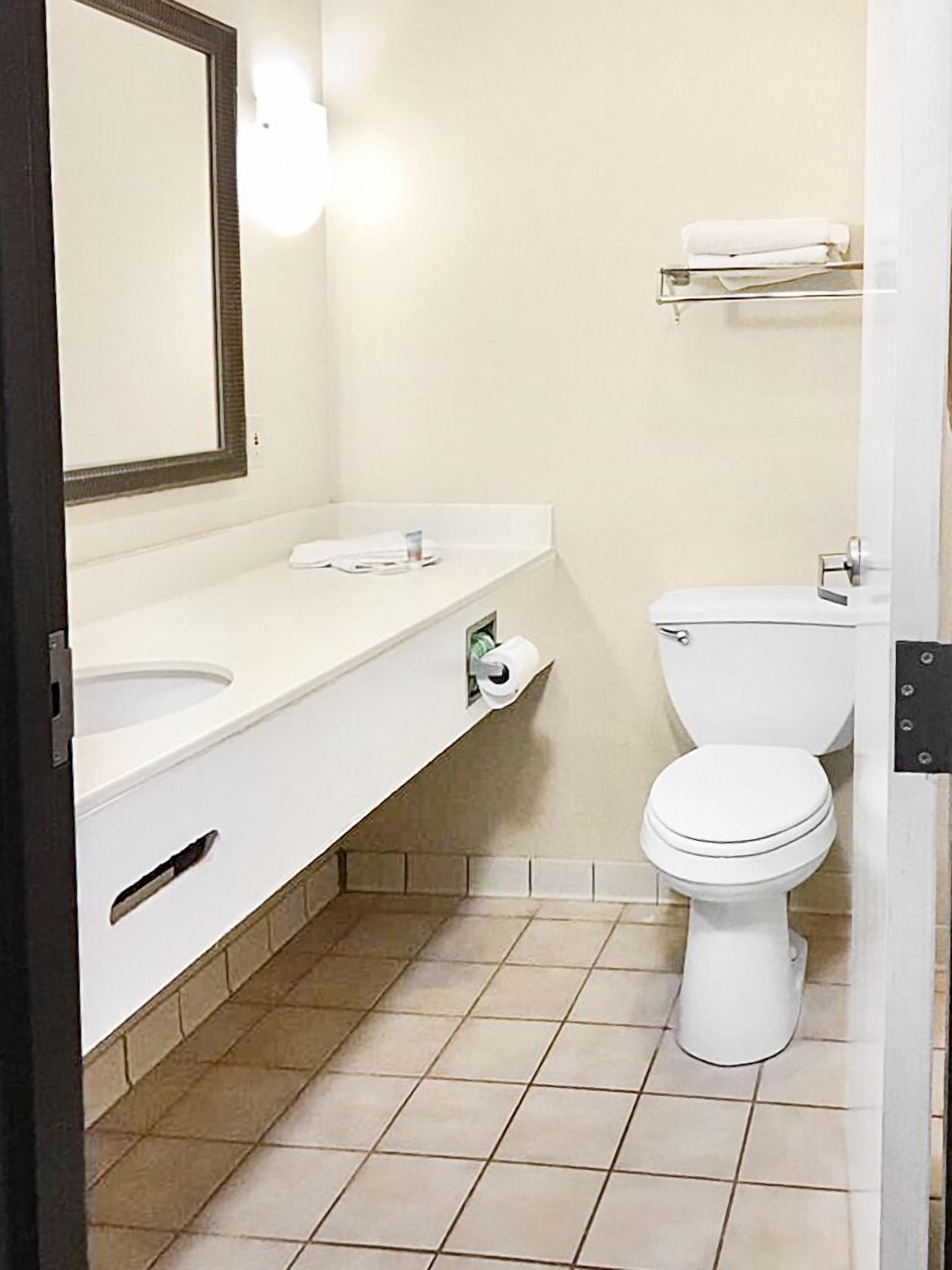 comfort room, 2 double beds, accessible, non smoking | desk, laptop workspace, blackout curtains, soundproofing