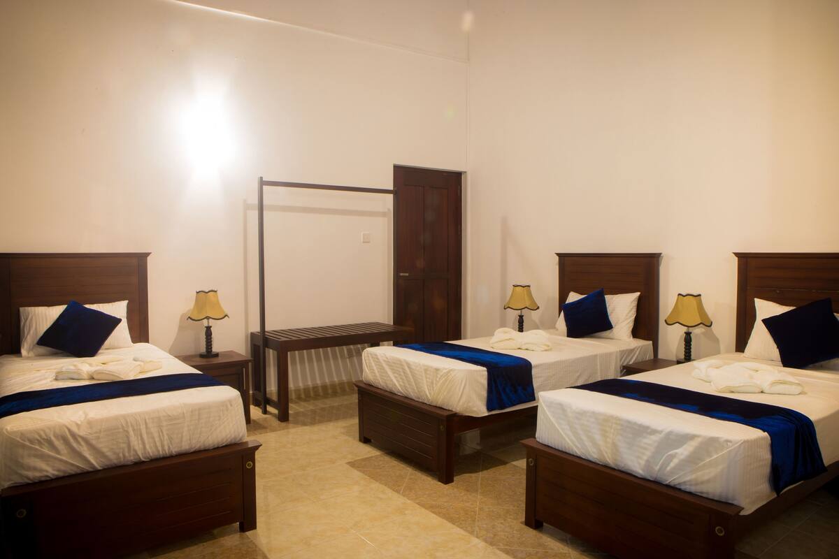 Deluxe Triple Room, Multiple Beds, Non Smoking, Garden View | Premium bedding, down comforters, individually decorated