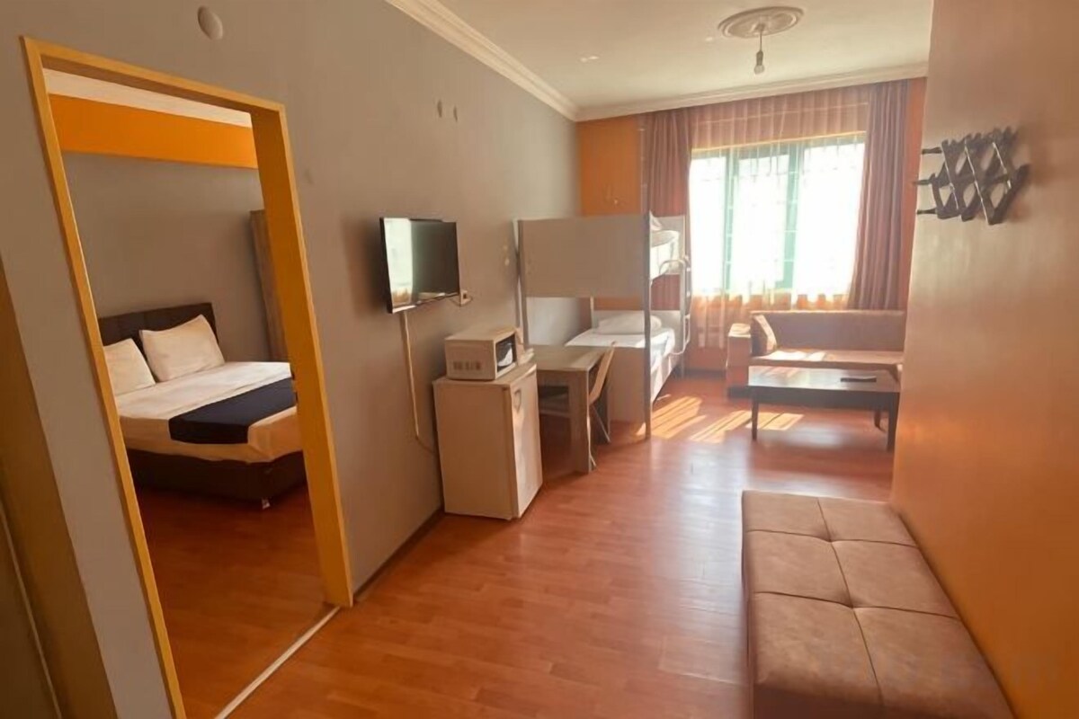 Premium bedding, soundproofing, free WiFi, bed sheets