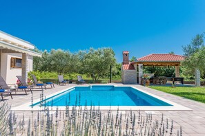 Una piscina climatizada