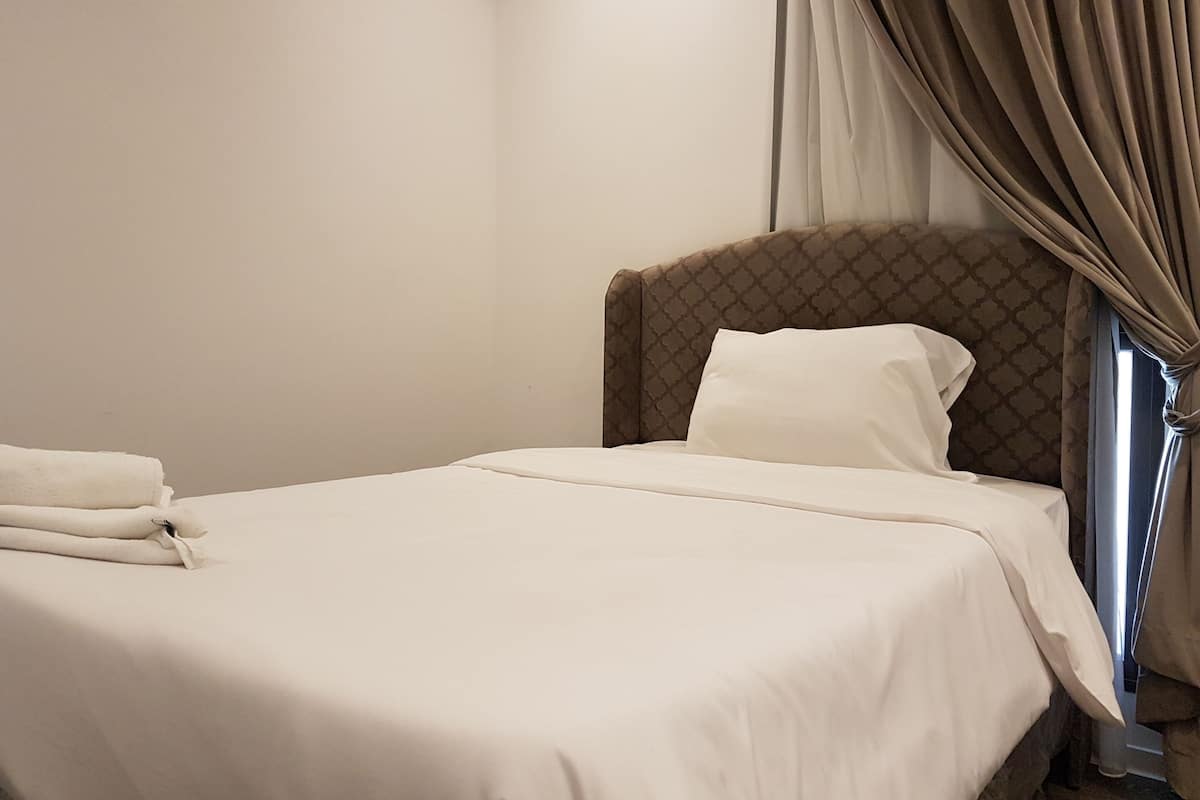 Kamar Single Standar, 1 Tempat Tidur Twin | Kedap suara, setrika/meja setrika, Wi-Fi gratis, dan seprai linen