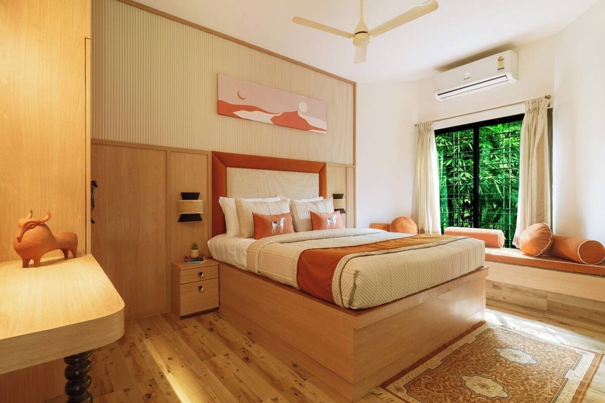 Vila Keluarga, Beberapa Tempat Tidur, Bebas Asap Rokok, pemandangan kebun | Tirai kedap cahaya, kedap suara, dan seprai linen