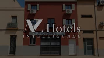 Overnatningsstedets facade