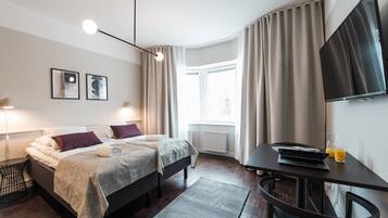 Soundproofing, iron/ironing board, free WiFi, bed sheets