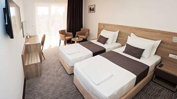Standard Double Room | Premium bedding, in-room safe, soundproofing, iron/ironing board