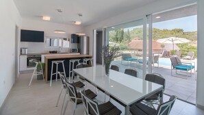 Private kitchen - Crowonder Villa Median, Apartment A2 With Seaview (Sali)